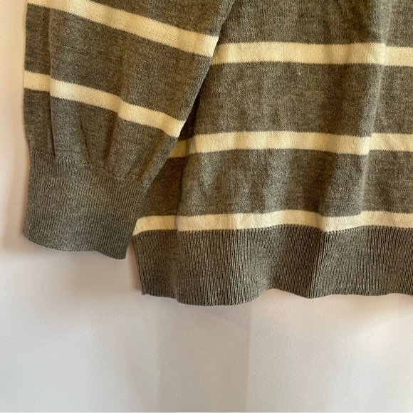 Terra & Sky Womens Plus V-Neck  Sweater NWT 1X (16W-18W) Lightweight Cottagecore - Picture 5 of 7